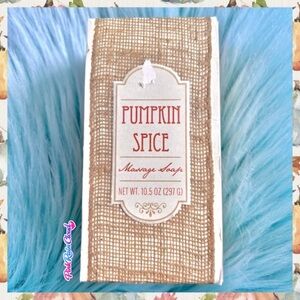 Pumpkin Spice Massage Soap Bar 10.5 oz Exfoliating Spa Body Soap USA Made
